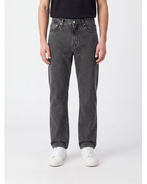 Jil Sander Vaqueros De Pernera Ancha Y Cinco Bolsillos En Denim De Algodón - Negro