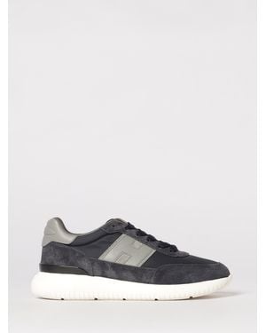 Hogan Interactive³ Suede And Nylon Trainers - Blue
