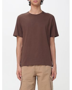 Laneus Basic Cotton T-Shirt - Brown