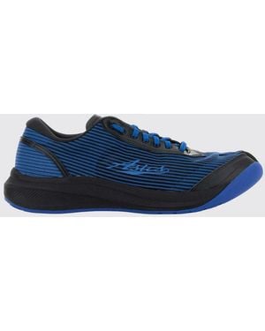 Asics Ilargi Ff Striped Technical Fabric Sneakers - Blue