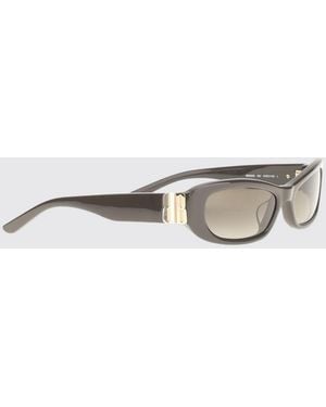 Balenciaga Cosmo Rectangular Sunglasses - Brown