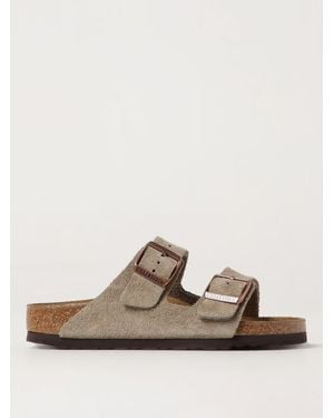 Birkenstock Flache Sandalen Damen - Natur
