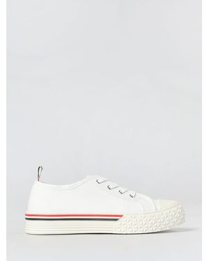 Thom Browne Collegiate Cotton Canvas Trainers - White