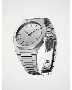 D1 Milano Ultra Thin Watch - Grey