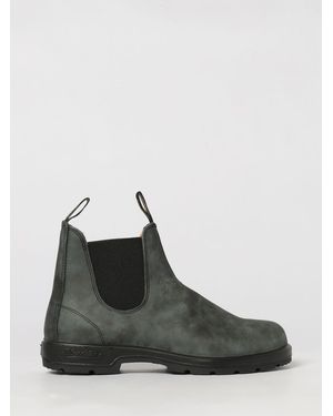 Blundstone 587 Aged Leather Chelsea Boots With Double Pull-Tabs - Black