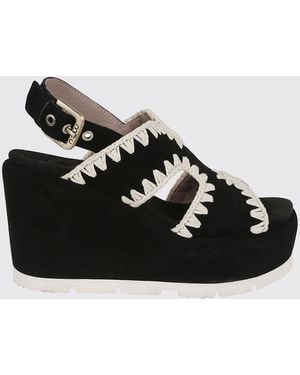 Mou Sandalen Mit Absatz Damen - Schwarz