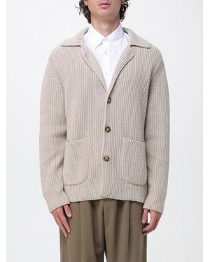 Brooksfield Lässiger Strickblazer Aus Lammwollmischung Mit Revers Und Aufgesetzten Taschen - Grau
