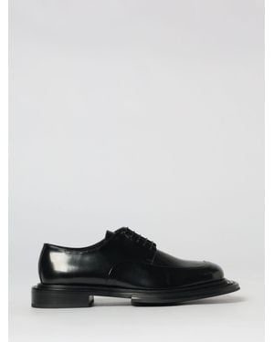 Moschino Brushed Leather Derby - Black