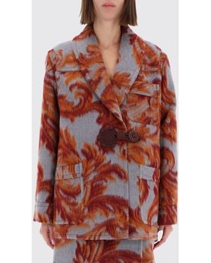 Etro Abrigo Mujer - Rojo