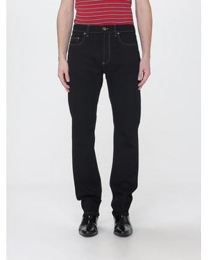 Versace Slim-Fit-Jeans Von Mit Mittlerer Leibhöhe Und Fünf Taschen Aus Stretch-Baumwolldenim - Blau