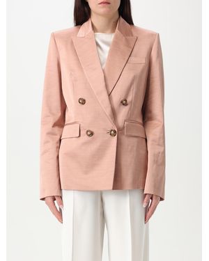 Pinko Double Breasted Blazer Tailored Fit - Pink