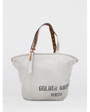 Golden Goose 24.7 Cotton Canvas Bag - White