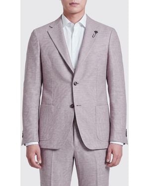 Lardini Single-Breasted Blazer - Purple