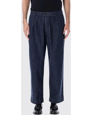 Universal Works Pantalones Hombre - Azul