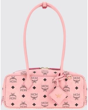 MCM Aren Shoulder Bag - Pink