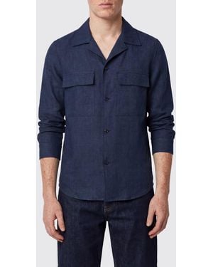 Briglia 1949 Linen Shirt Jacket - Blue