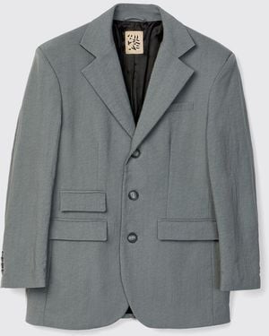 CAMPERLAB Single Breasted Econyl Blazer - Gray