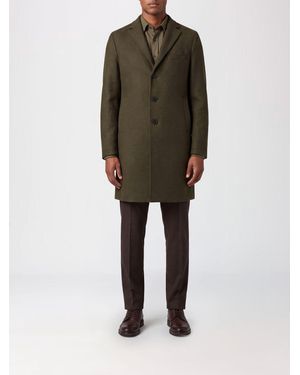 Harris Wharf London Single-Breasted Short Coat - Green