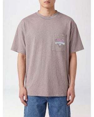 Represent Mel's Diner X Baumwoll-T-Shirt Mit Grafikprint - Grau