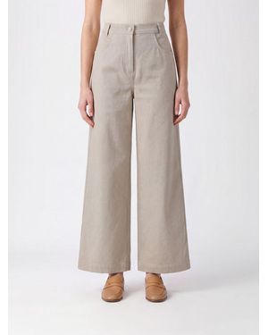 Max Mara High-Waisted Wide Leg Jeans - Pink