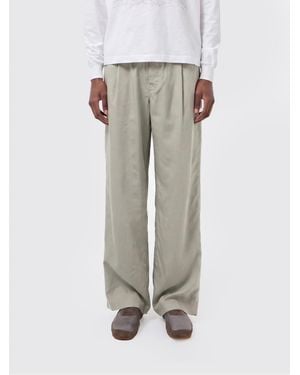 Our Legacy Wide Viscose Blend Trousers - Grey