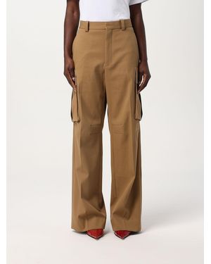 Victoria Beckham Trousers - Natural