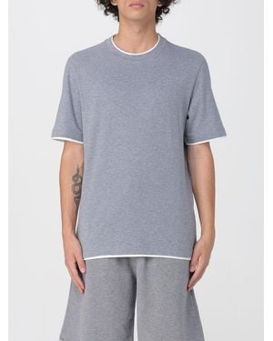 Brunello Cucinelli Camiseta Hombre - Gris