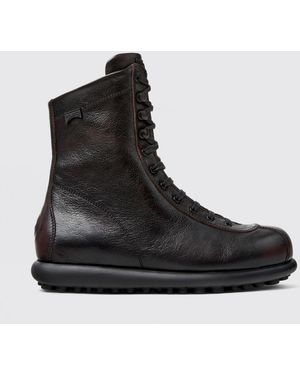 Camper Pelotas Vegetable-Tanned Leather Ankle Boot - Black