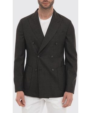 BOSS Double-Breasted Blazer - Black