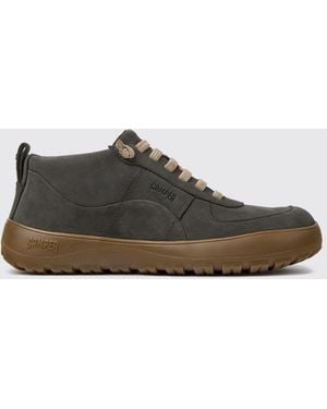 Camper Bottines D'Extérieur Peu Serra En Nubuck Avec Semelle Vibram - Blanc