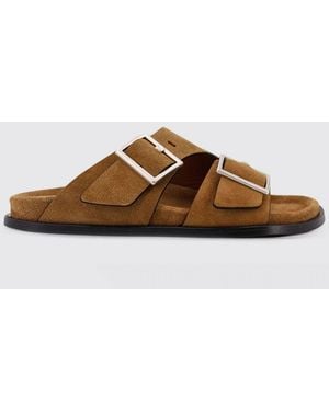 Alohas Suede Alba Sandals - Brown