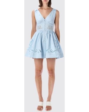 Self-Portrait Dress - Blue
