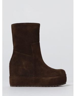 Paloma Barceló Flat Ankle Boots - Brown