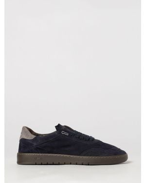 Piumha Low-Top-Sneaker Aus Wildleder Mit Gesticktem Logo Und Gummisohle - Blau