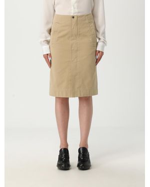 Burberry Versatile Solid Skirt With Pockets And Comfortable Fit - Natural
