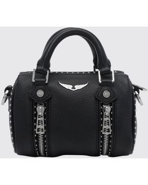 Zadig & Voltaire Zadig &Amp Voltaire Sunny Studded Grained Calf Leather Mini Bag - Black