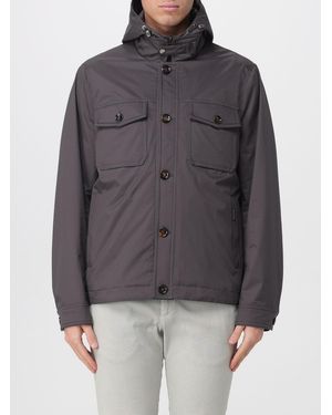 Moorer Jacket With Bib - Grey