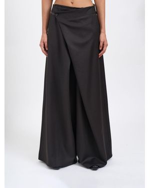 Andrea Ya'aqov Pantalones Mujer - Negro