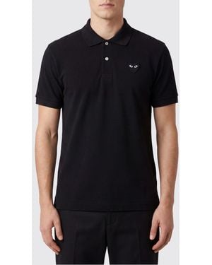 COMME DES GARÇONS PLAY Comme Des GarÇ Ons Play Cotton Polo Shirt With Logo - Black