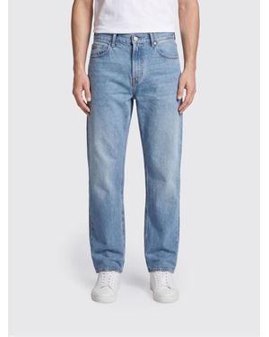 Jacquemus Le De-Nîmes Mid-Rise Straight-Leg Jeans - Blue