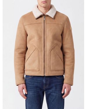 Colmar Jacke Aus Wildlederimitat Von Mit Pelzkragen - Blau