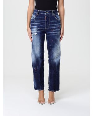 DSquared² Jeans De Denim De Algodón - Azul