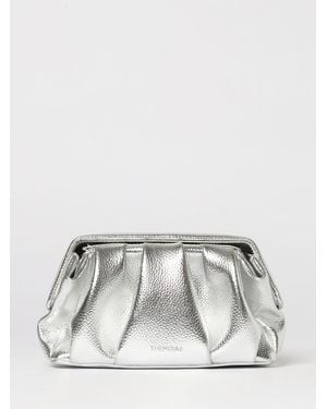 THEMOIRÈ ThemoirÈ Laminated Vegan Leather Clutch - Grey