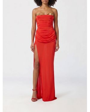 Elisabetta Franchi Crêpe Jersey Long Dress - Red
