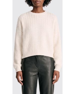 Loulou de Saison Pullover Damen - Weiß
