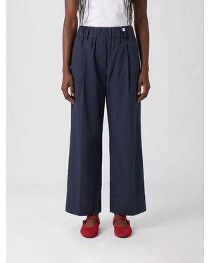 Myths Cotton Palazzo Pants - Blue