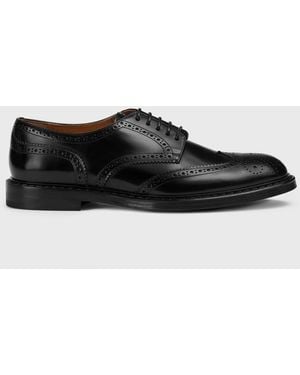 Doucal's Brogue Shoes - Black