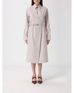 Fendi Striped Cotton Shirtdress - Multicolour