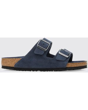 Birkenstock Arizona Suede Sandal - Blue