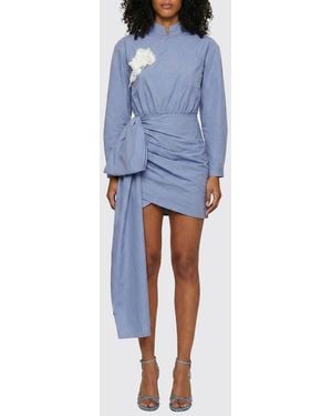 Self-Portrait Kleid Damen - Blau